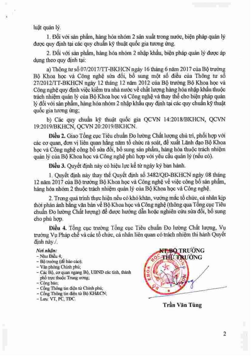 Quyết định 3810/QĐ-BKHCN 2019 2